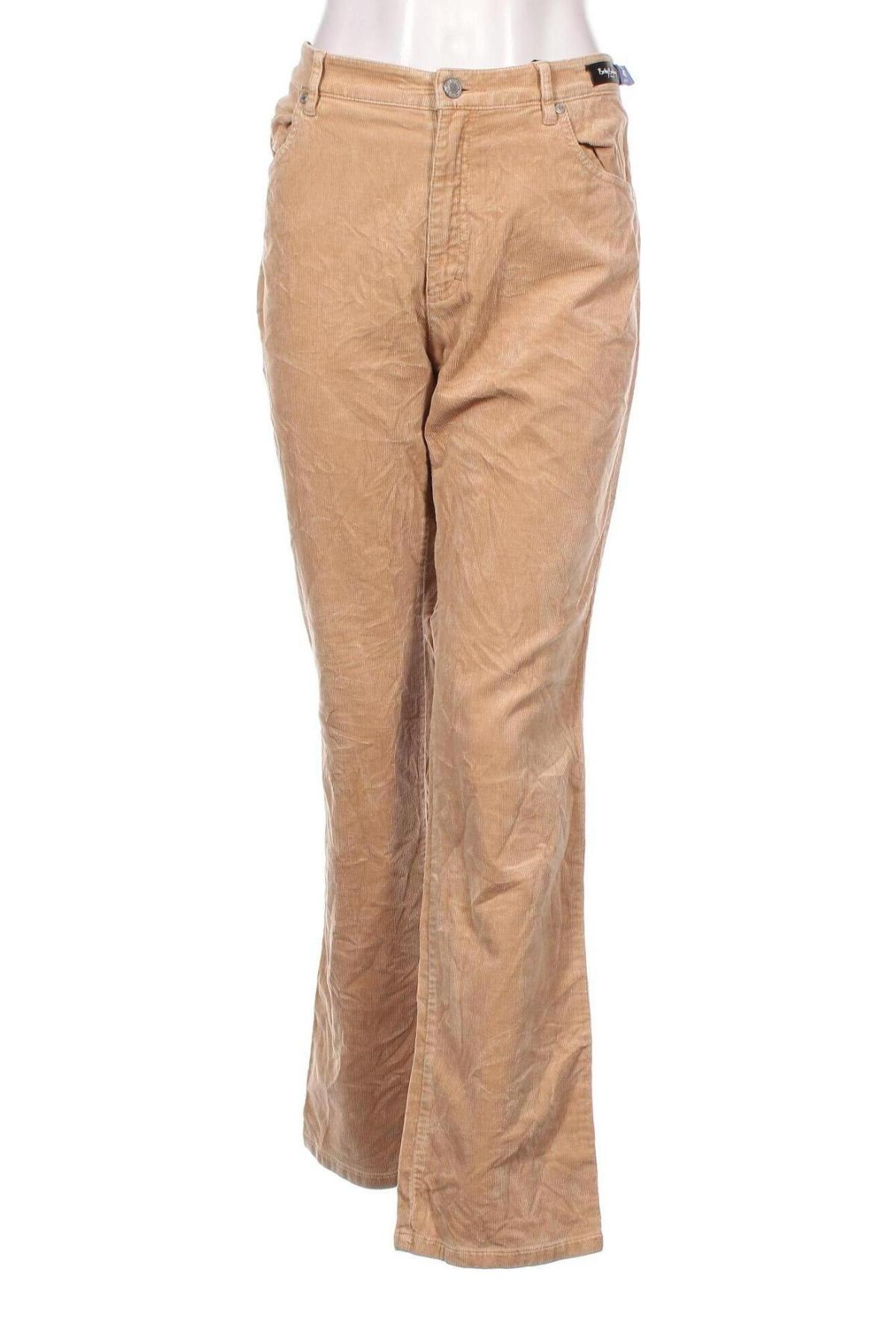 Pantaloni de velvet de femei Betty Barclay, Mărime L, Culoare Bej, Preț 25,00 Lei