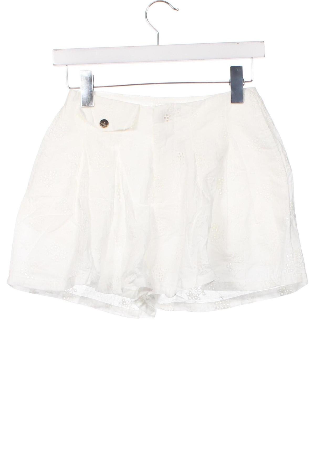 Дамски къс панталон Lili Sidonio, Размер XS, Цвят Бял, Цена 72,00 лв.