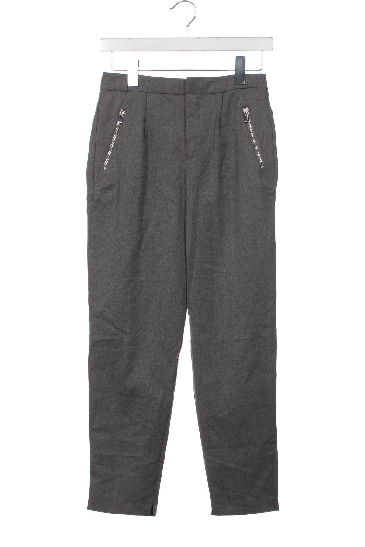 Pantaloni de femei Bershka, Mărime S, Culoare Gri, Preț 95,39 Lei