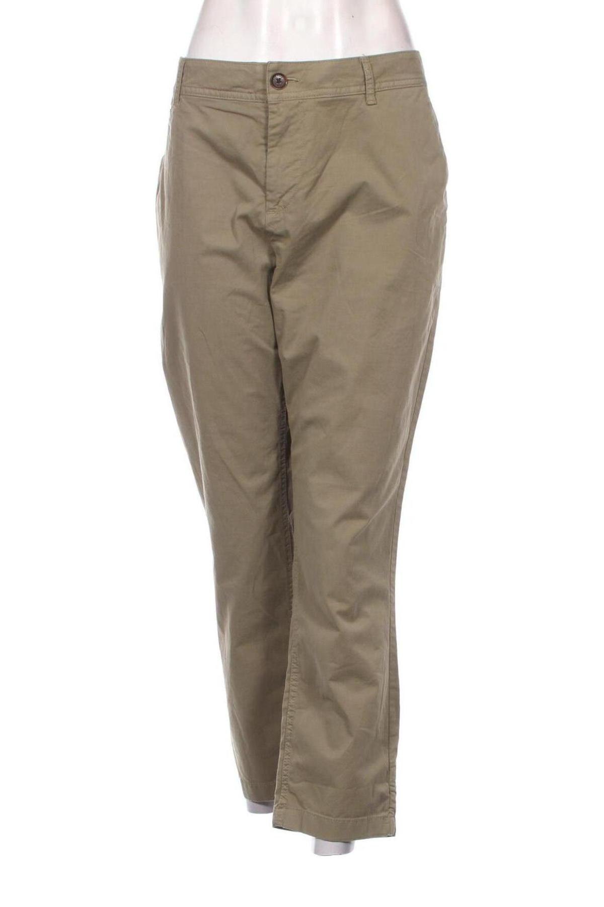 Дамски панталон Fat Face, Размер XL, Цвят Зелен, Цена 33,58 лв.