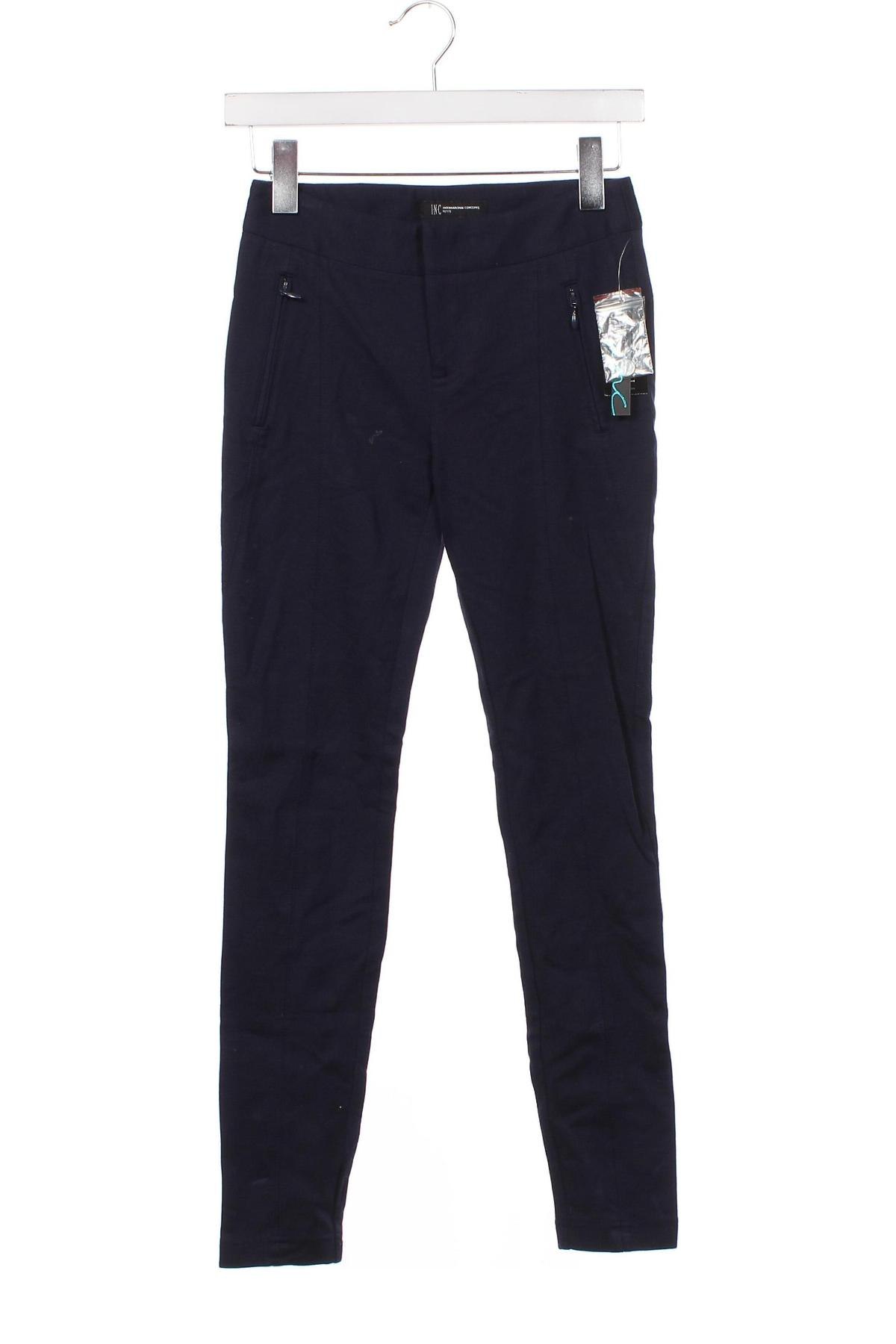 Pantaloni de femei INC International Concepts, Mărime XS, Culoare Albastru, Preț 480,26 Lei