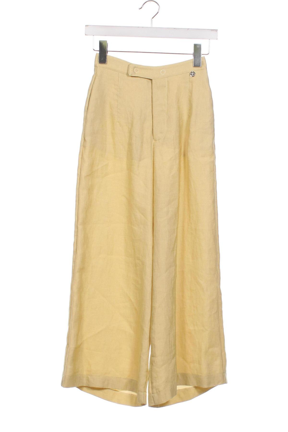 Γυναικείο παντελόνι Liu Jo, Μέγεθος M, Χρώμα Κίτρινο, Τιμή 105,67 €