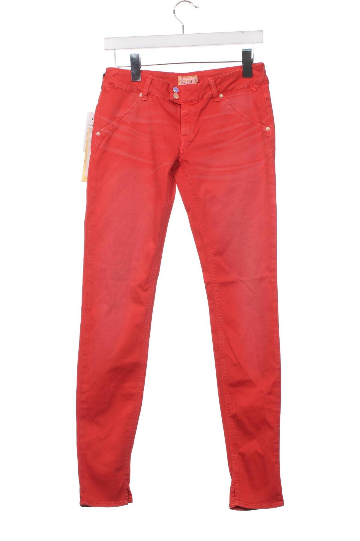 Дамски панталон Met, Размер S, Цвят Червен, Цена 18,98 лв.