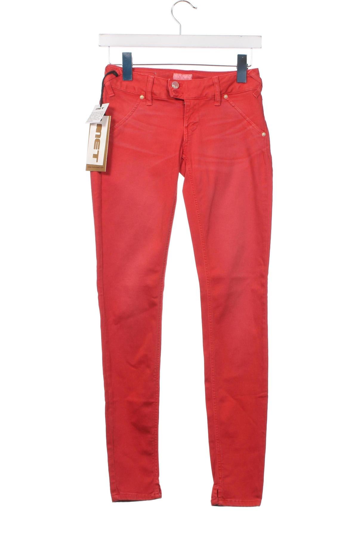 Γυναικείο παντελόνι Met, Μέγεθος XS, Χρώμα Κόκκινο, Τιμή 10,54 €