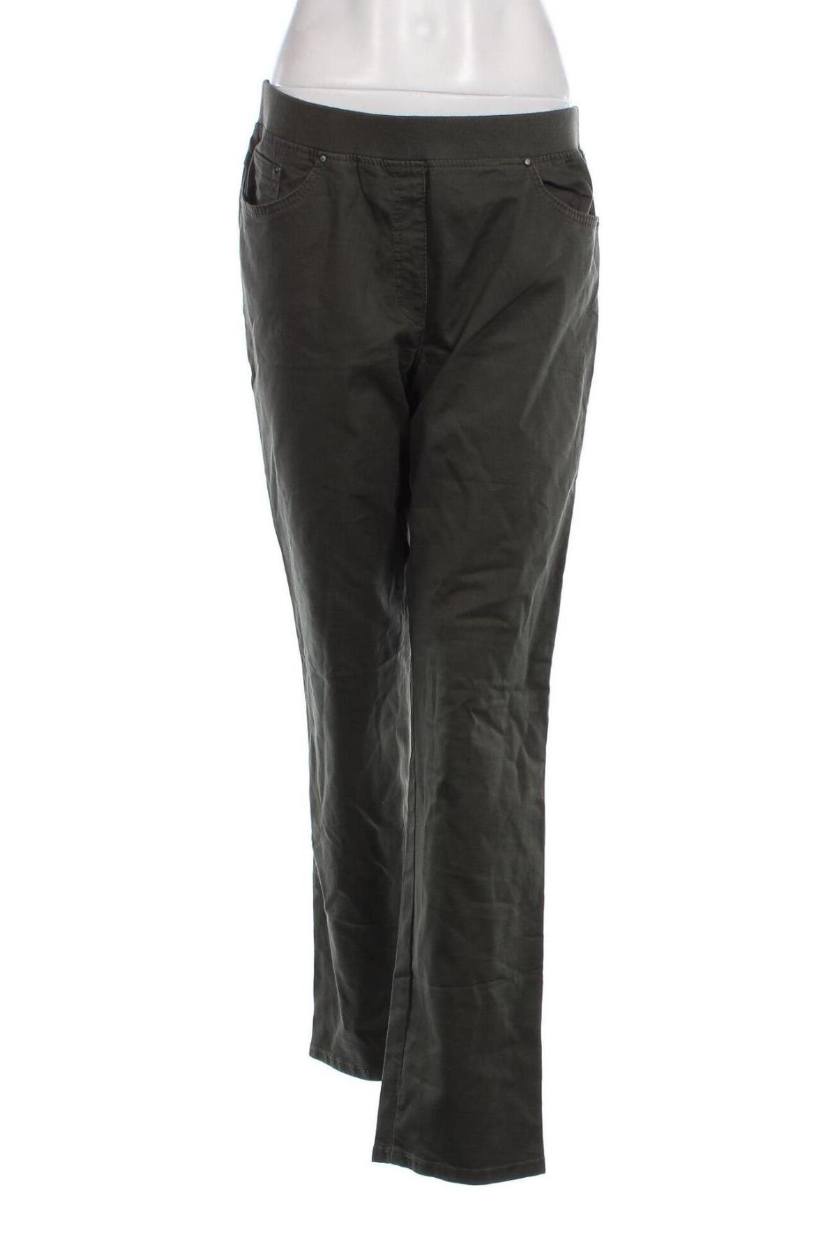 Дамски панталон Raphaela By Brax, Размер M, Цвят Зелен, Цена 16,17 лв.
