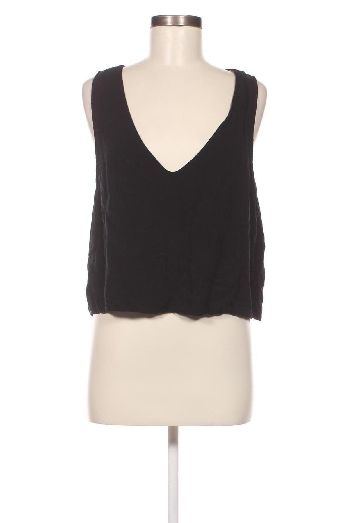 Γυναικείο αμάνικο μπλουζάκι Brandy Melville, Μέγεθος M, Χρώμα Μαύρο, Τιμή 8,04 €