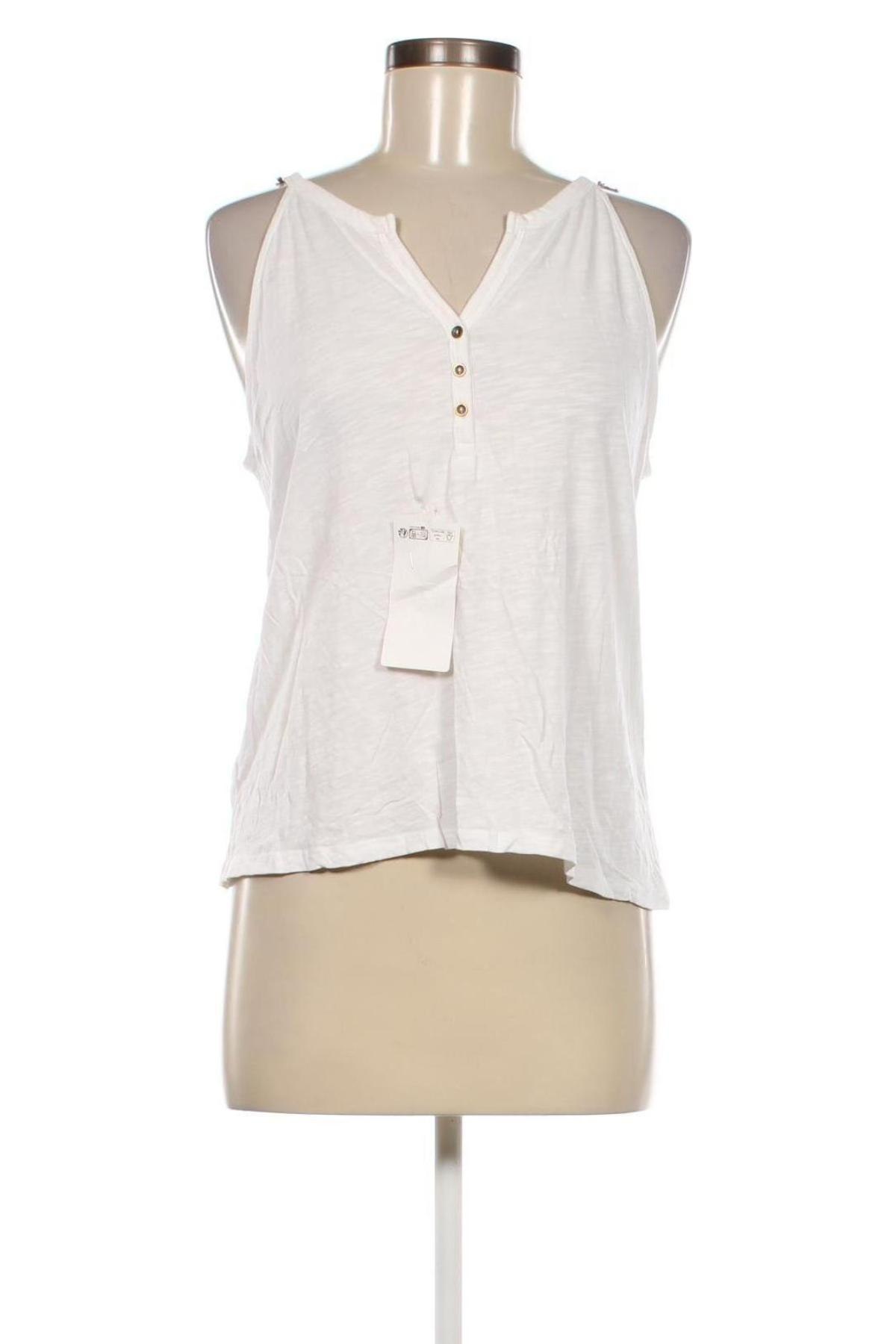 Γυναικείο αμάνικο μπλουζάκι Cache Cache, Μέγεθος XL, Χρώμα Λευκό, Τιμή 5,63 €