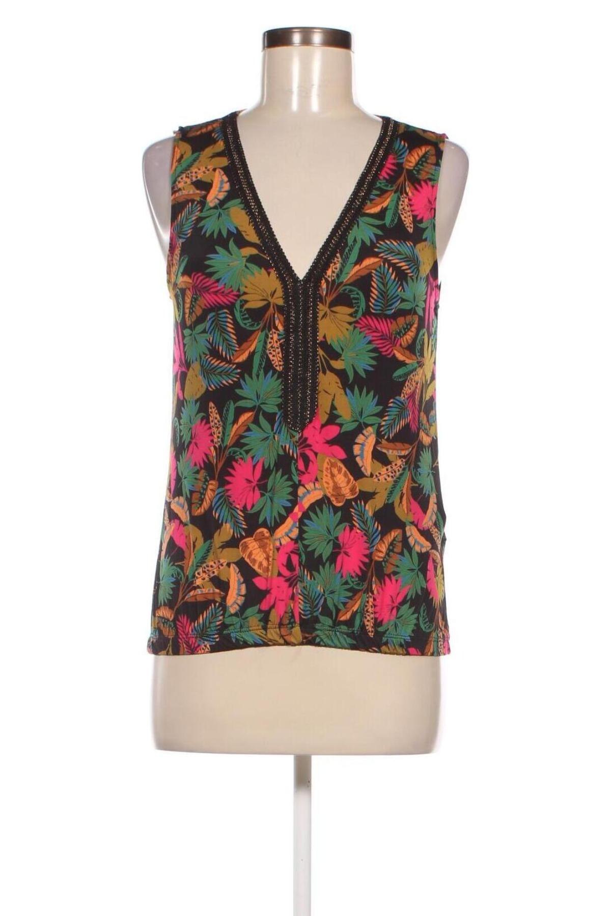 Γυναικείο αμάνικο μπλουζάκι Cache Cache, Μέγεθος S, Χρώμα Πολύχρωμο, Τιμή 5,63 €