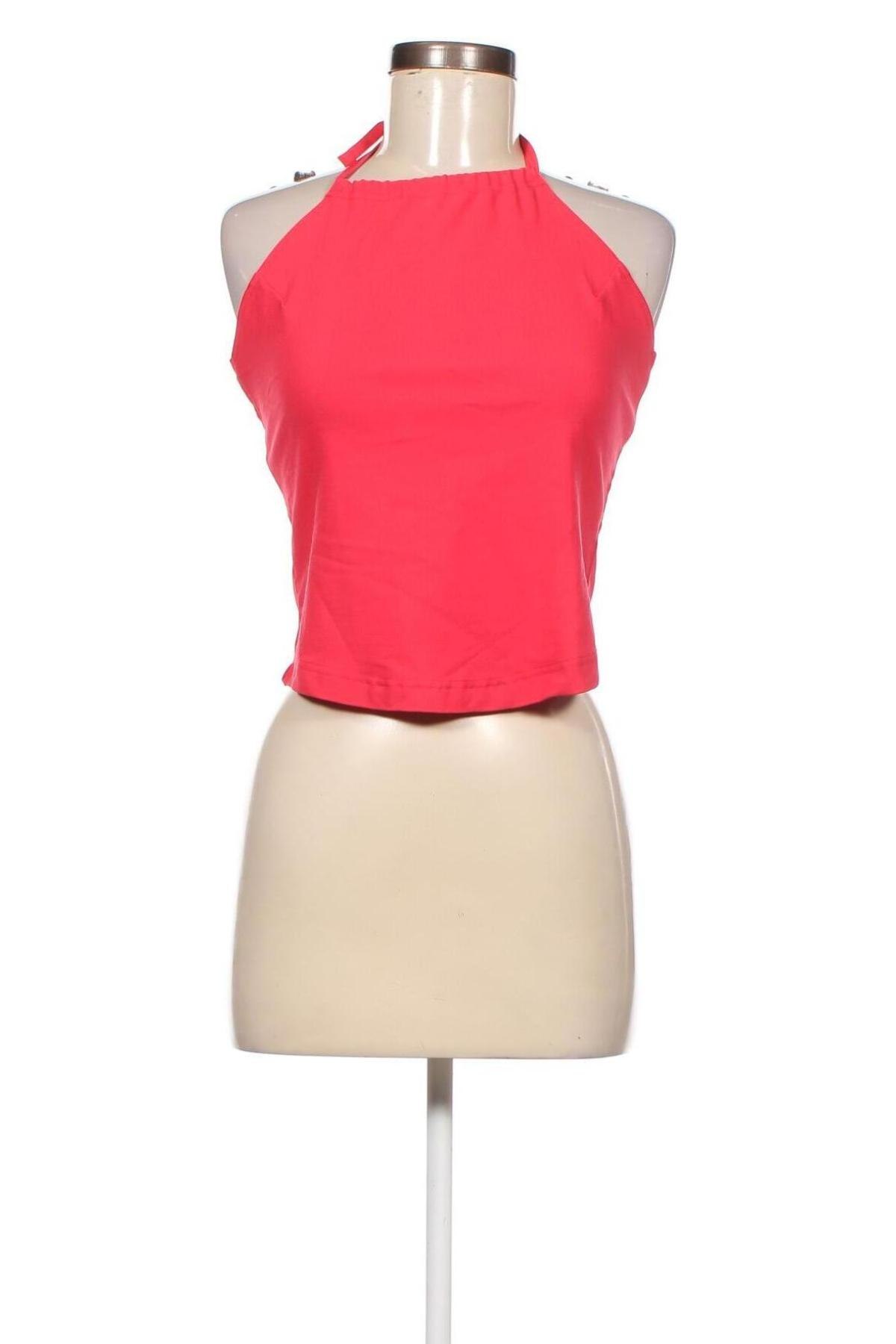 Γυναικείο αμάνικο μπλουζάκι Crazy World, Μέγεθος L, Χρώμα Κόκκινο, Τιμή 3,00 €