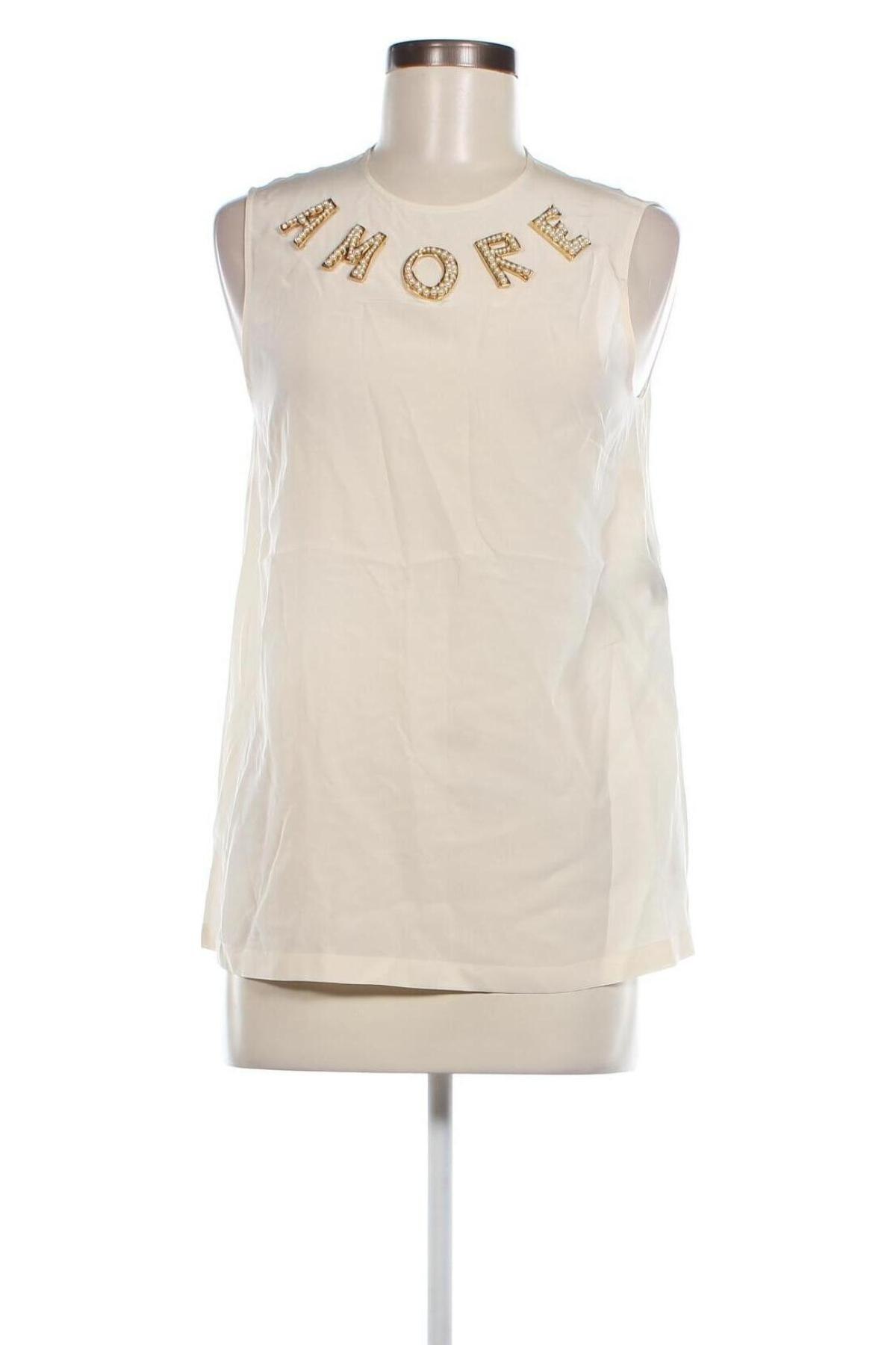 Damska koszulka na ramiączkach Dolce & Gabbana, Rozmiar M, Kolor Beżowy, Cena 1 055,12 zł