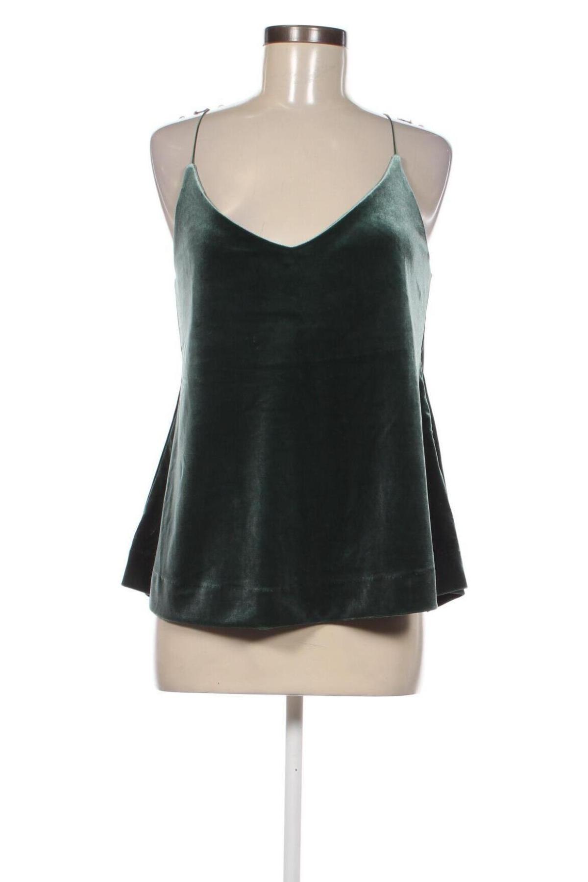 Γυναικείο αμάνικο μπλουζάκι Object, Μέγεθος L, Χρώμα Πράσινο, Τιμή 1,72 €