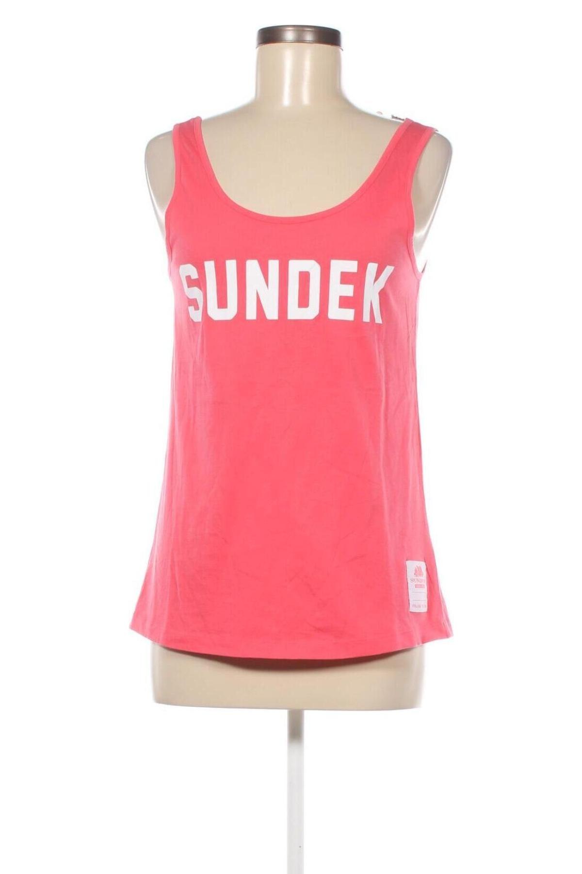 Γυναικείο αμάνικο μπλουζάκι Sundek, Μέγεθος M, Χρώμα Ρόζ , Τιμή 6,31 €