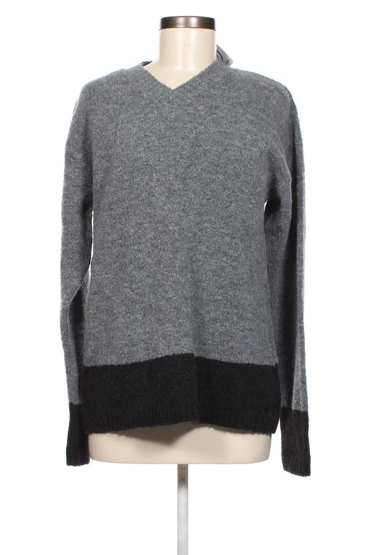 Дамски пуловер, Размер L, Цвят Сив, Цена 10,44 лв.