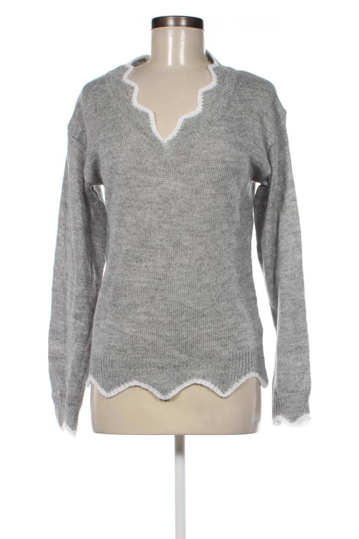 Damenpullover, Größe M, Farbe Grau, Preis € 7,06