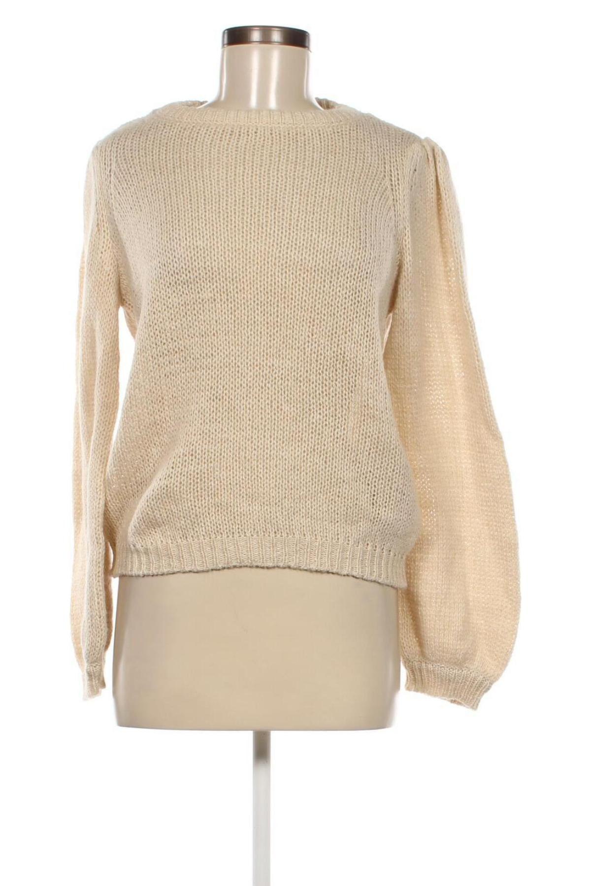 Дамски пуловер Aware by Vero Moda, Размер M, Цвят Бежов, Цена 5,80 лв.