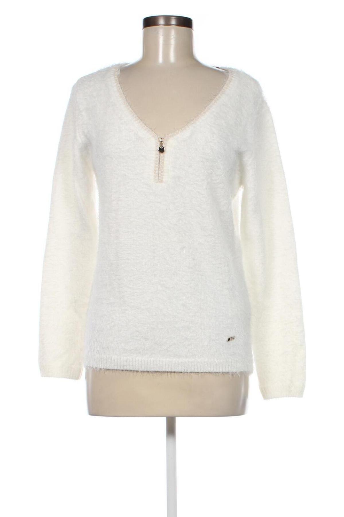 Дамски пуловер Breal, Размер M, Цвят Бял, Цена 87,00 лв.