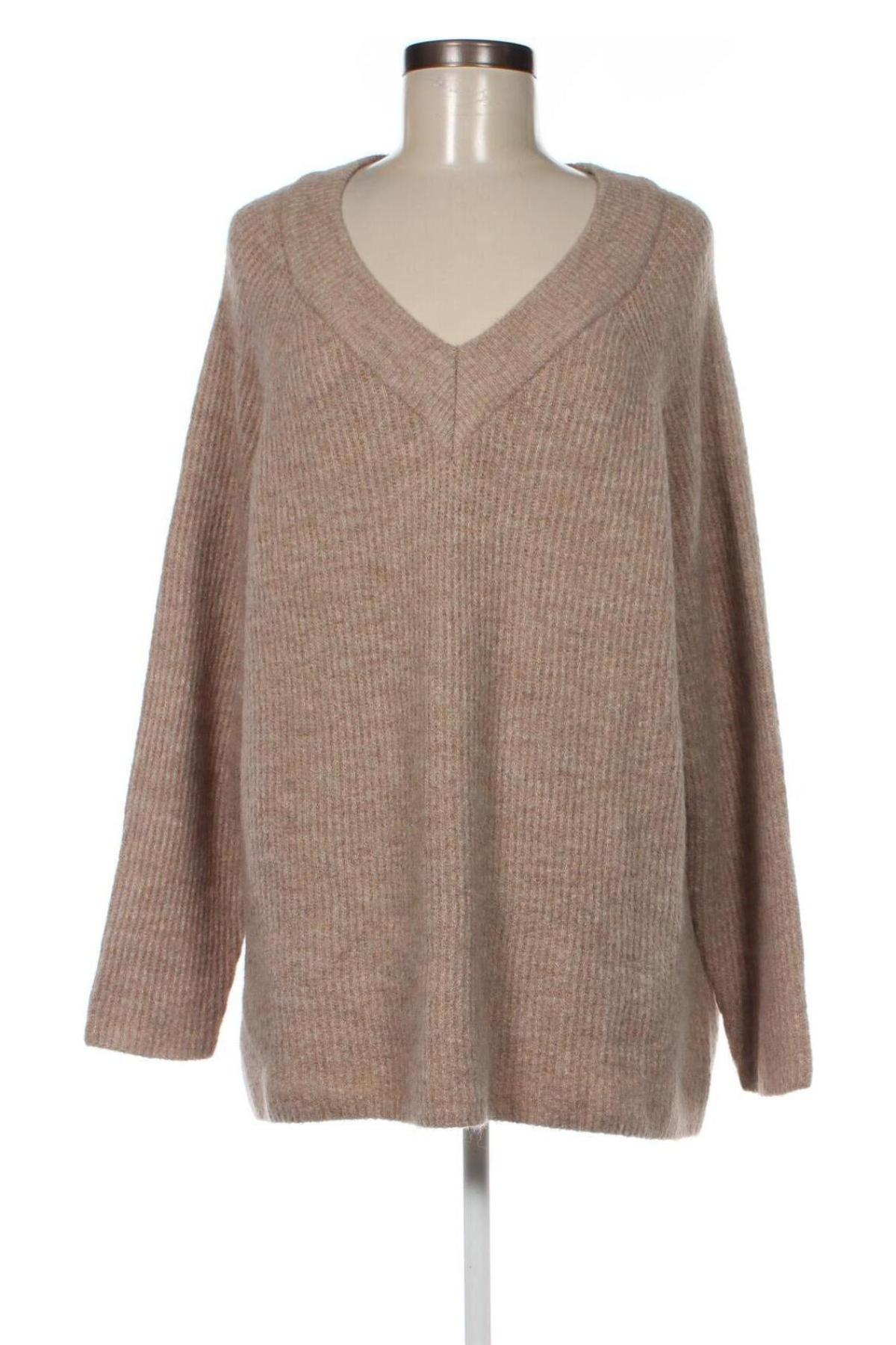 Дамски пуловер C&A, Размер XL, Цвят Кафяв, Цена 13,05 лв.