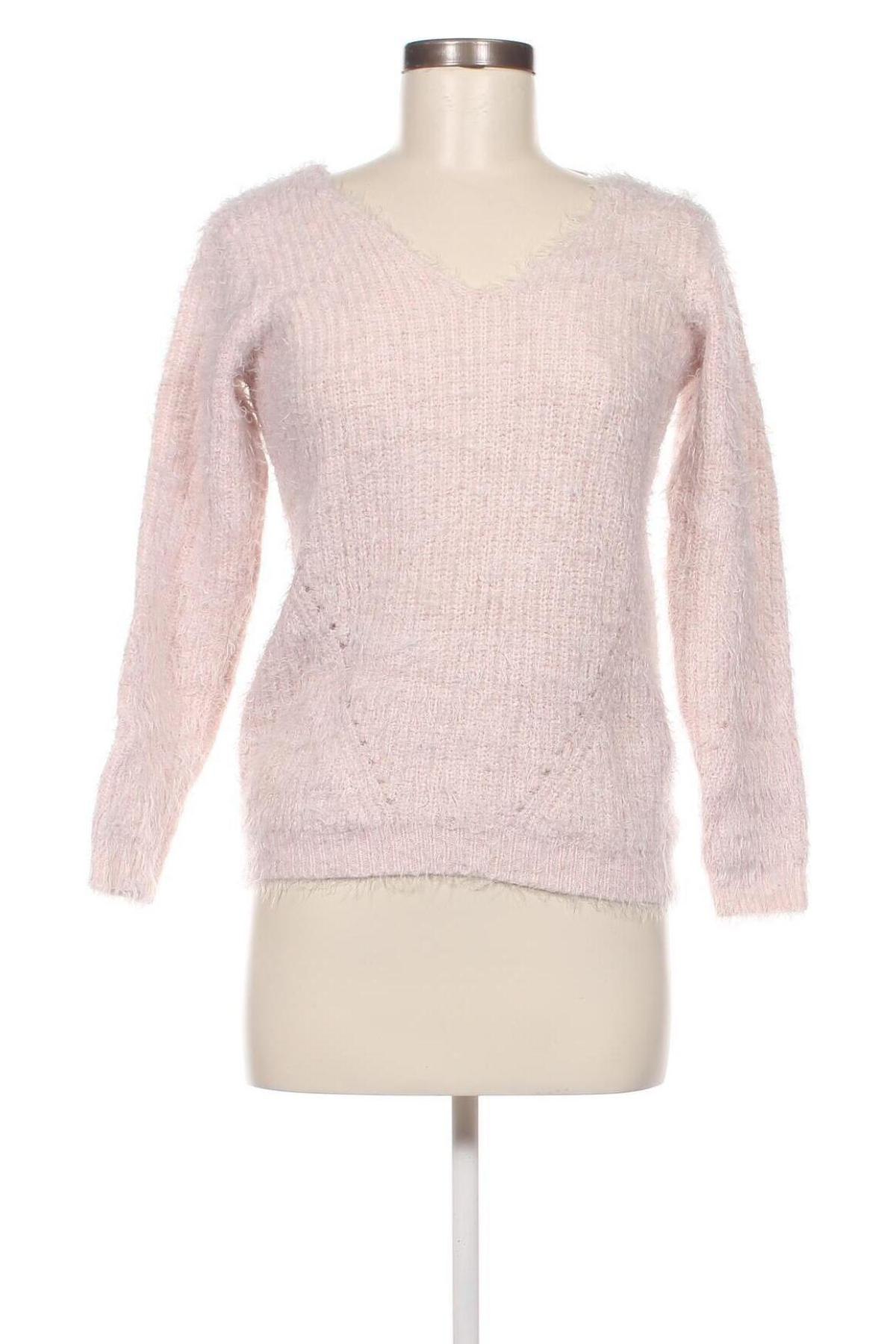 Damenpullover Cache Cache, Größe S, Farbe Rosa, Preis 7,49 €