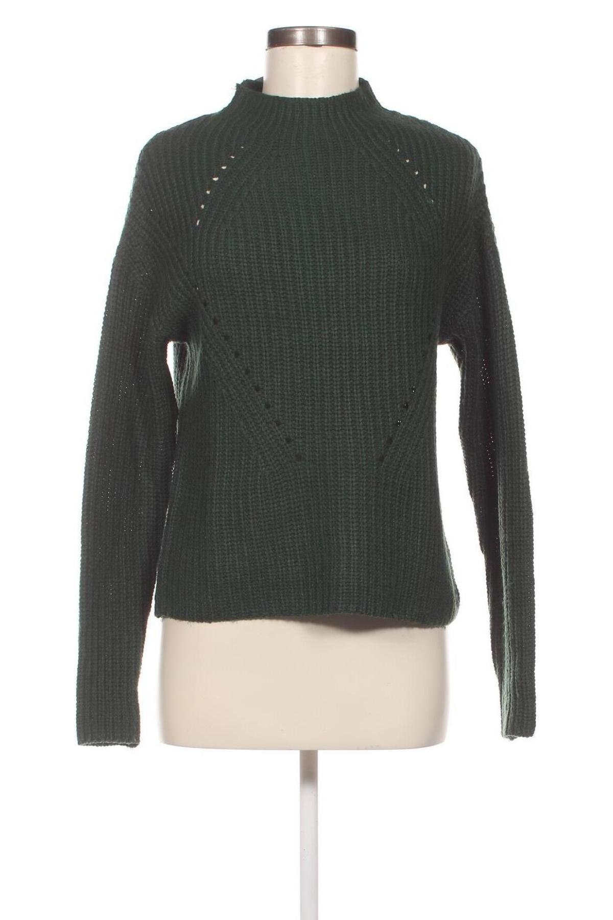 Дамски пуловер Cropp, Размер S, Цвят Зелен, Цена 29,00 лв.