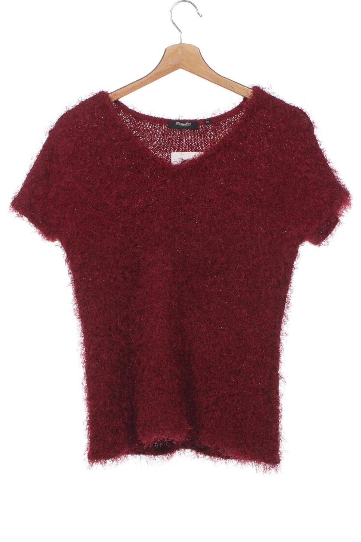 Дамски пуловер Essentiel, Размер XL, Цвят Червен, Цена 23,71 лв.