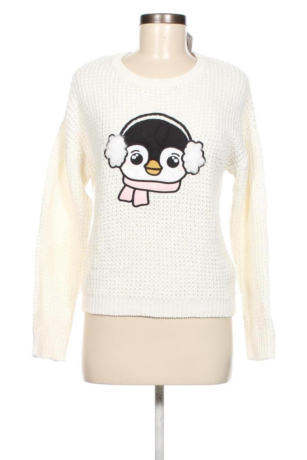 Дамски пуловер Fb Sister, Размер S, Цвят Екрю, Цена 10,44 лв.