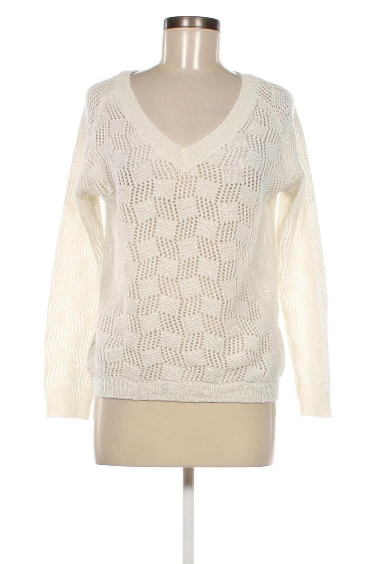 Дамски пуловер Guts & Gusto, Размер S, Цвят Бял, Цена 8,12 лв.