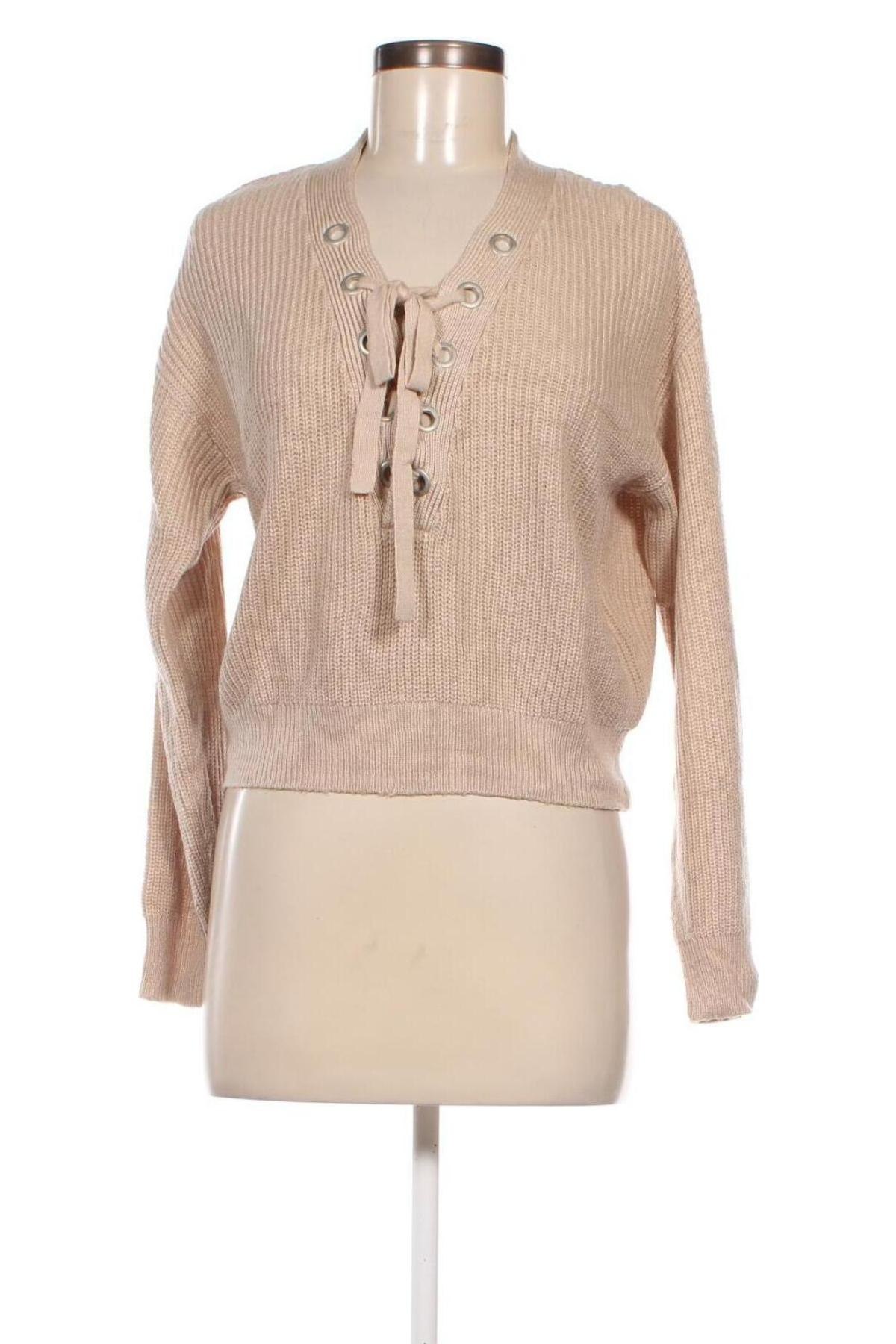 Γυναικείο πουλόβερ H&M Divided, Μέγεθος XS, Χρώμα  Μπέζ, Τιμή 4,49 €