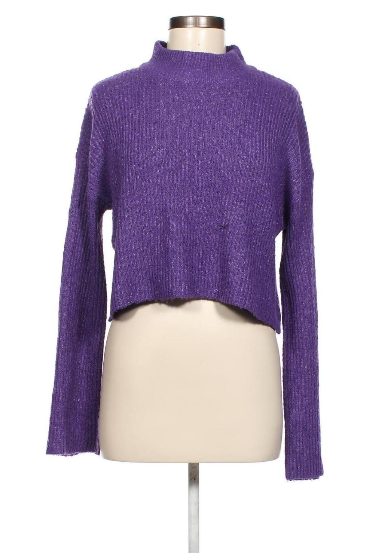 Дамски пуловер H&M Divided, Размер M, Цвят Лилав, Цена 10,15 лв.
