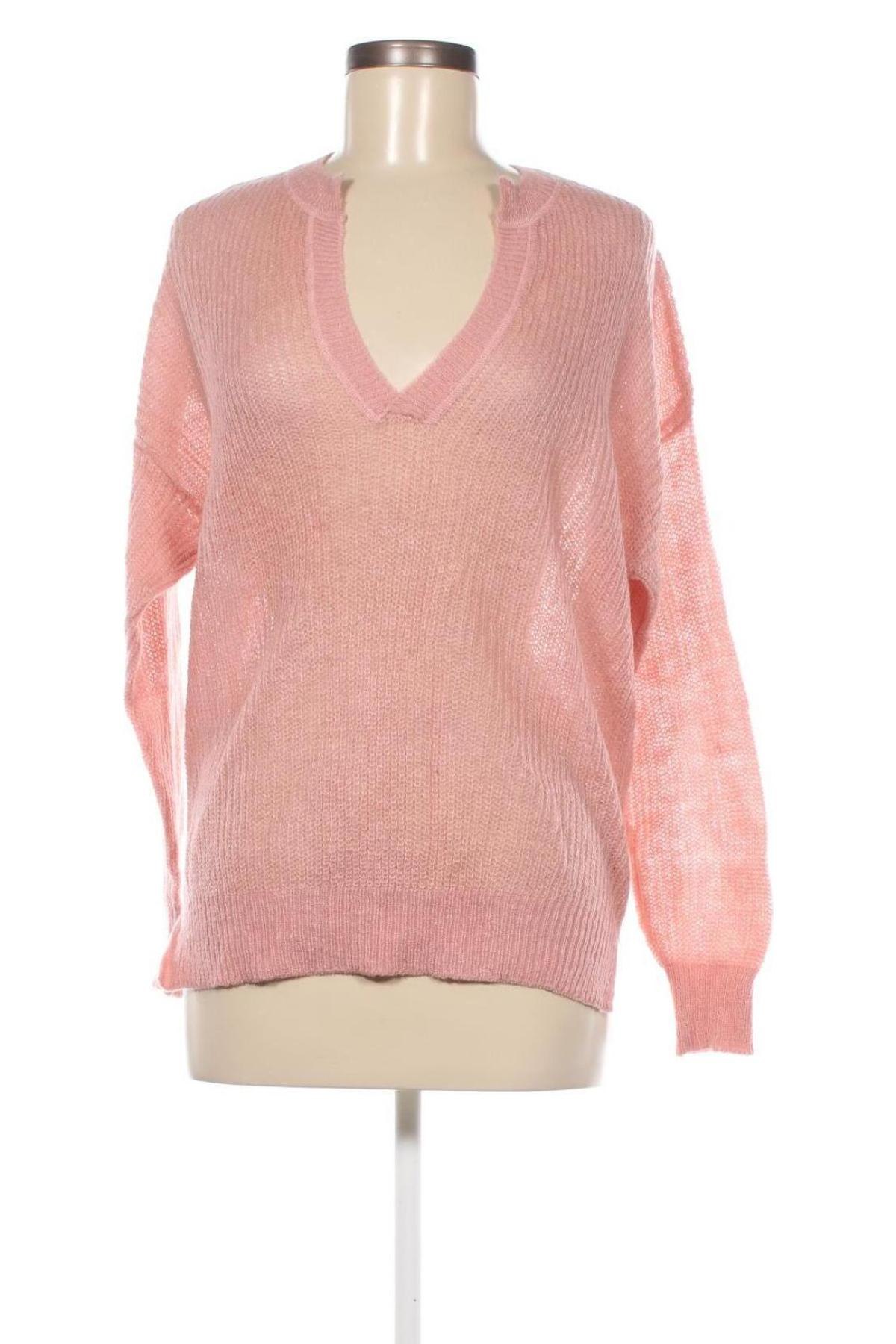 Дамски пуловер H&M L.O.G.G., Размер L, Цвят Пепел от рози, Цена 10,15 лв.