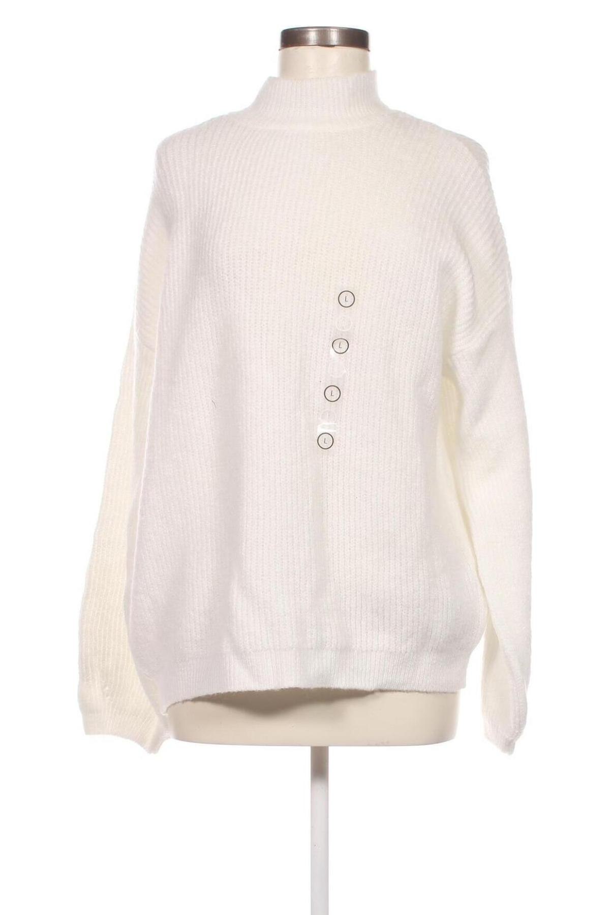 Damenpullover Koton, Größe L, Farbe Weiß, Preis € 41,91