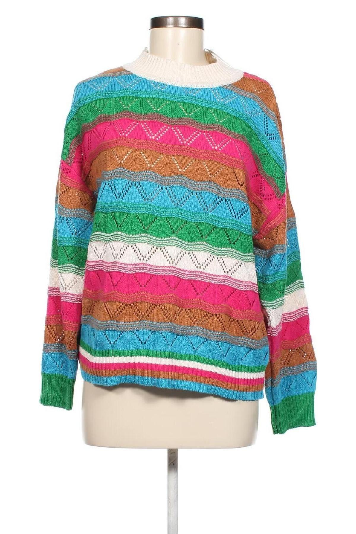 Γυναικείο πουλόβερ Laura Torelli, Μέγεθος L, Χρώμα Πολύχρωμο, Τιμή 4,49 €