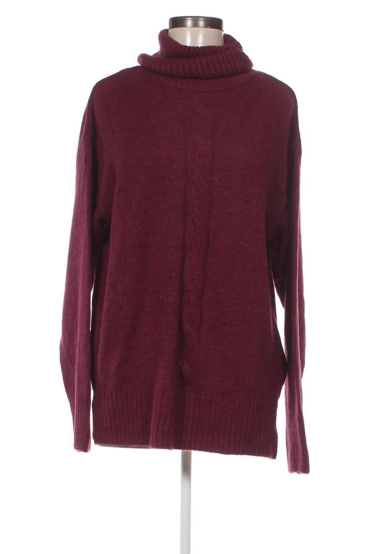 Damenpullover Laura Torelli, Größe L, Farbe Rot, Preis € 6,49