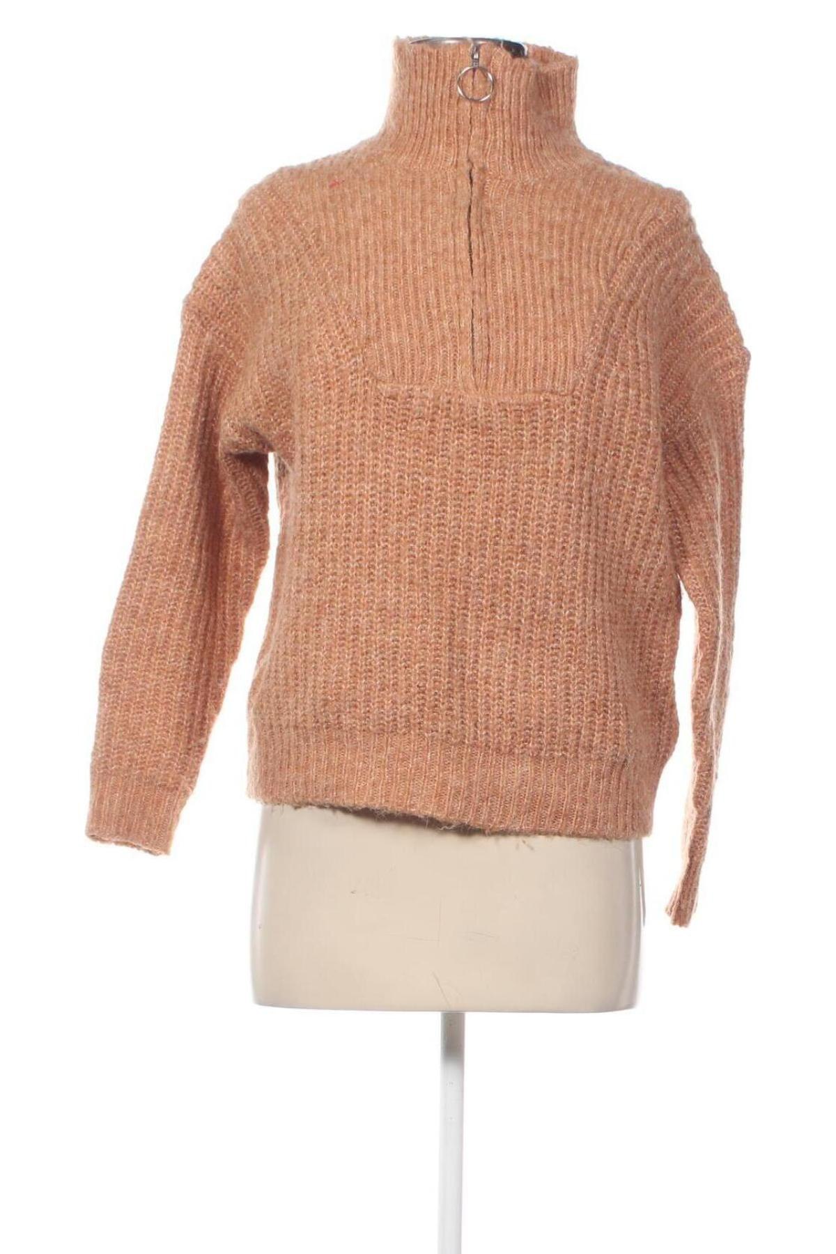 Дамски пуловер ONLY, Размер XS, Цвят Кафяв, Цена 7,60 лв.