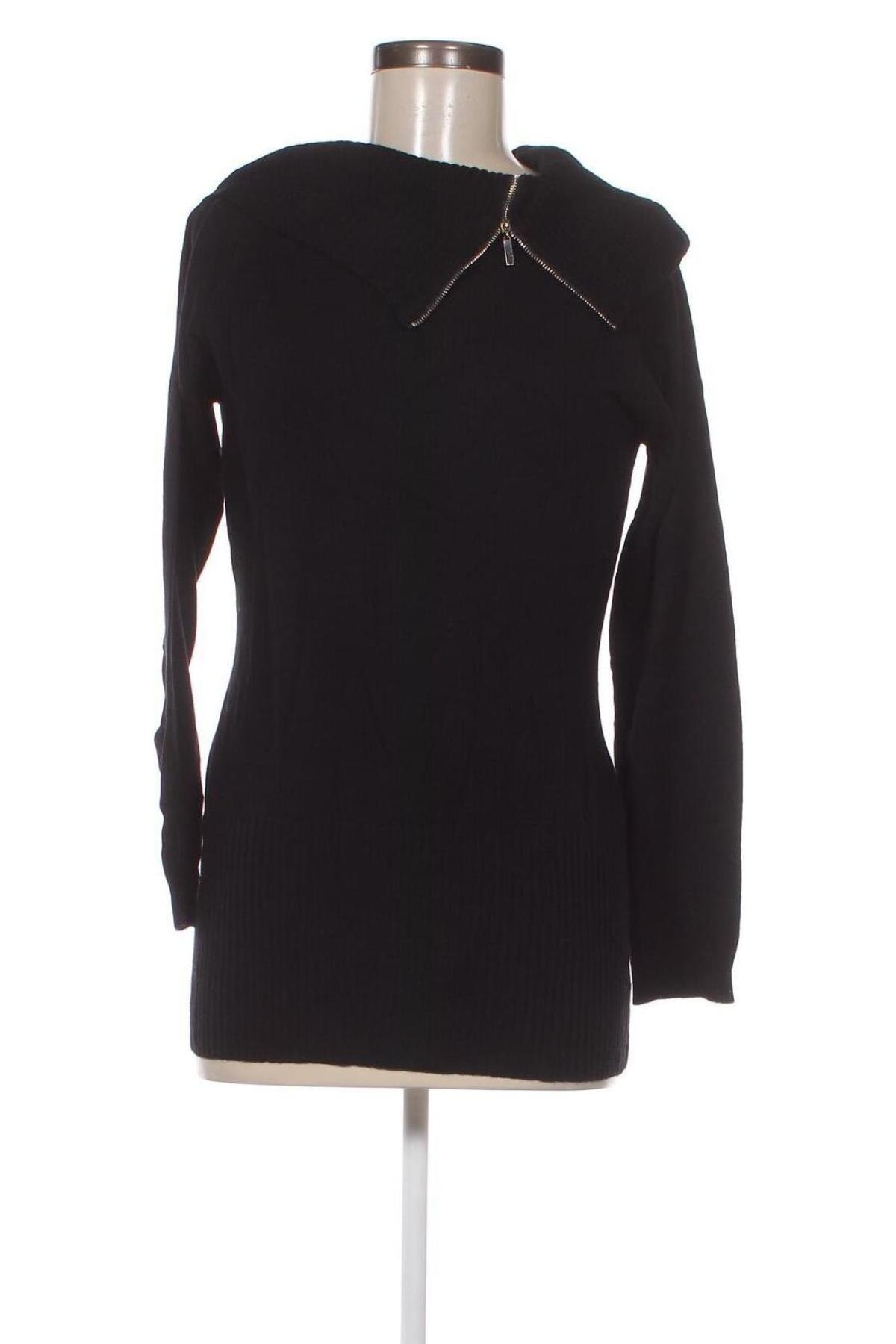 Γυναικείο πουλόβερ Patrizia Dini, Μέγεθος L, Χρώμα Μαύρο, Τιμή 5,38 €
