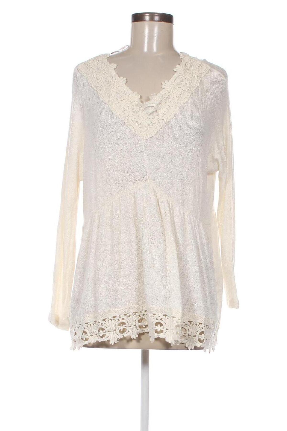 Γυναικείο πουλόβερ Qed London, Μέγεθος S, Χρώμα Λευκό, Τιμή 5,56 €