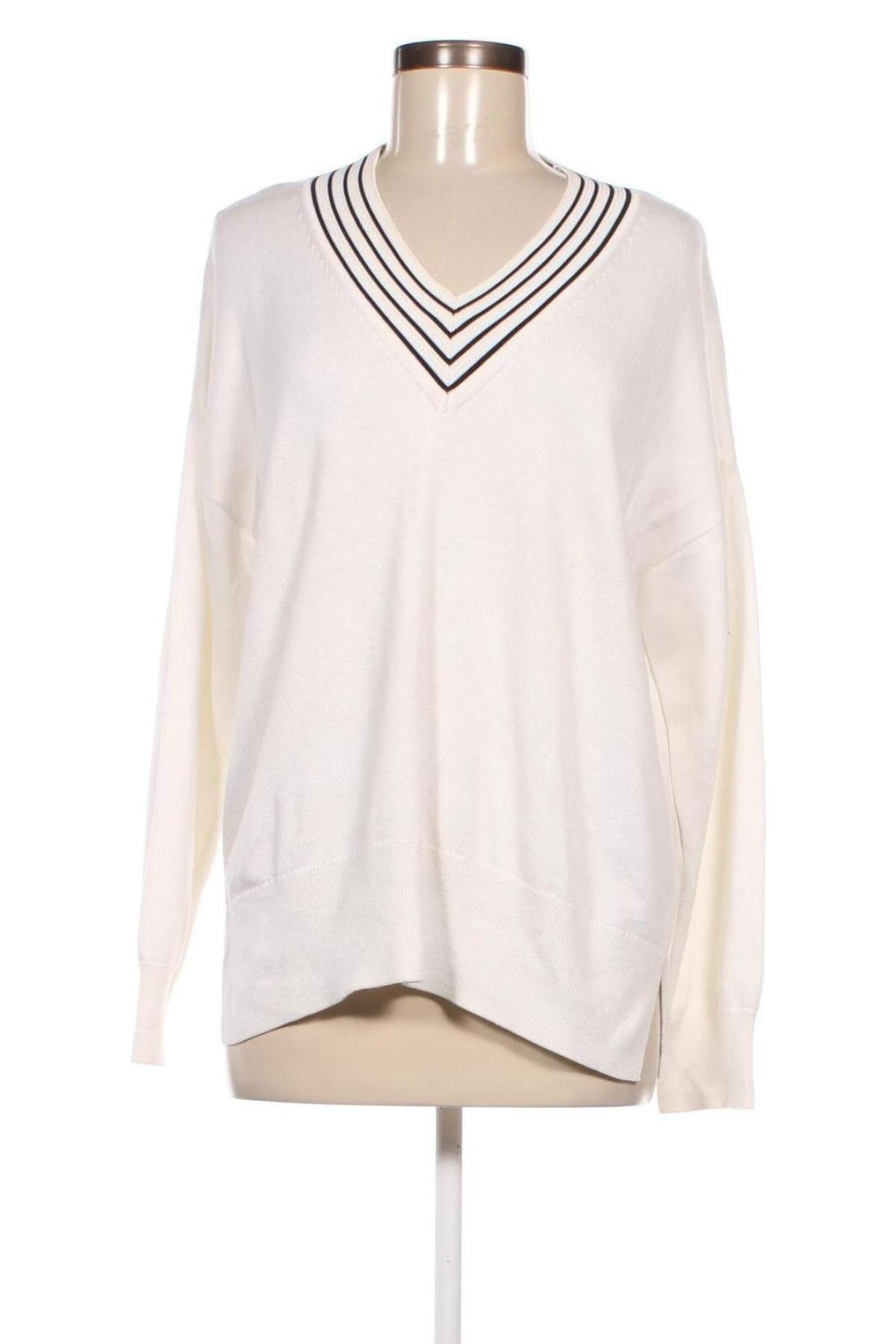 Γυναικείο πουλόβερ S.Oliver Black Label, Μέγεθος L, Χρώμα Λευκό, Τιμή 22,45 €