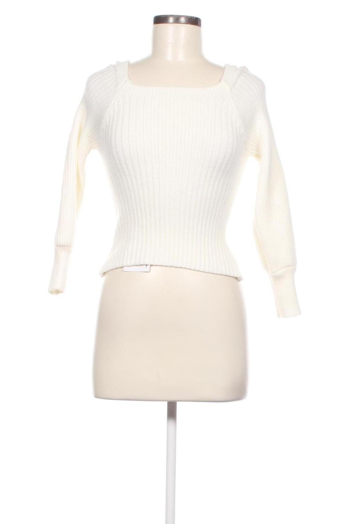Дамски пуловер SHEIN, Размер S, Цвят Бял, Цена 8,70 лв.