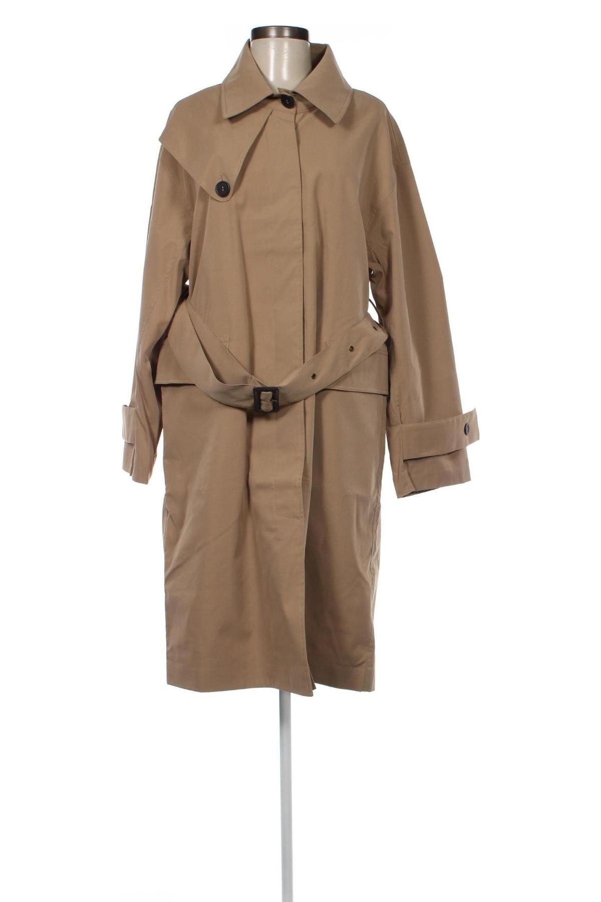 Trench de femei Cream, Mărime M, Culoare Bej, Preț 174,67 Lei