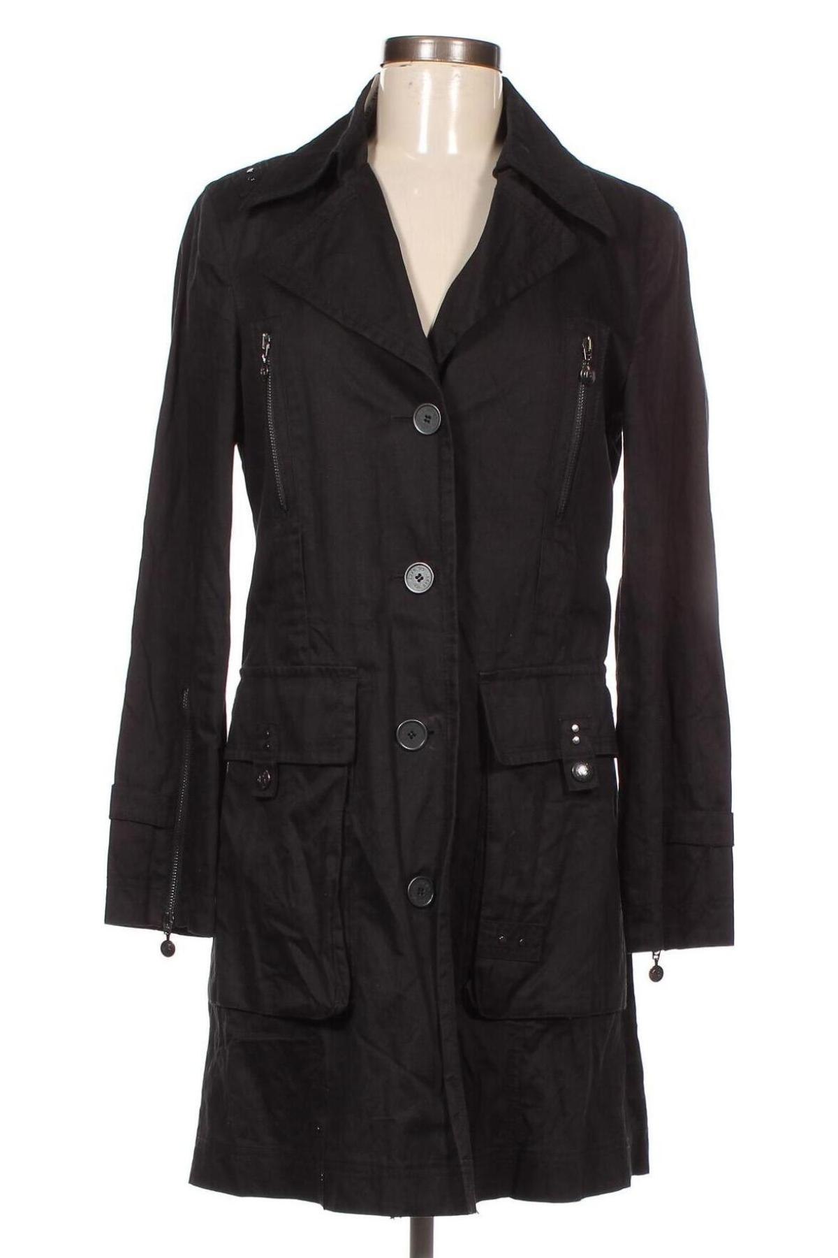 Дамски шлифер Gil Bret, Размер S, Цвят Черен, Цена 25,96 лв.