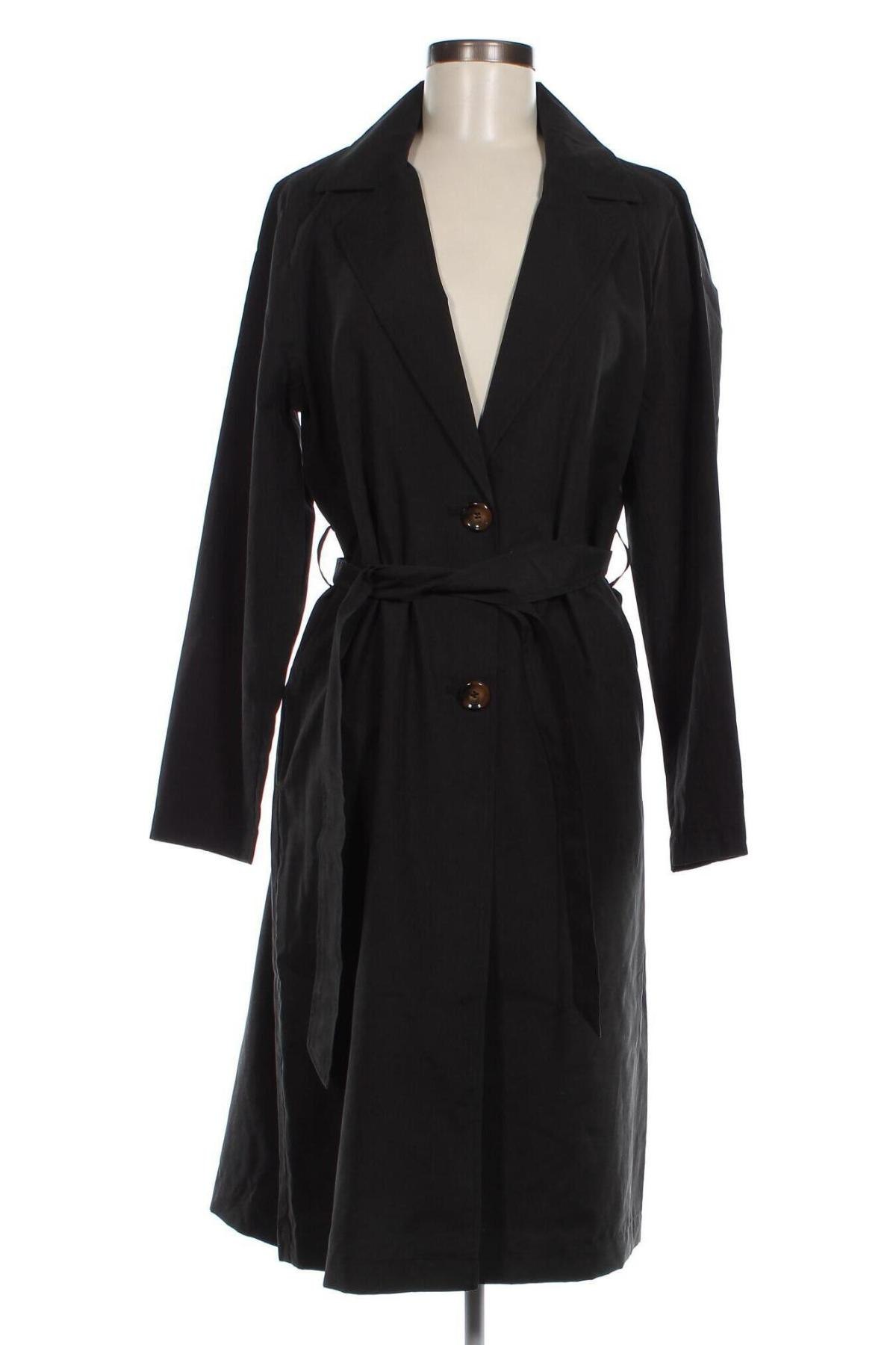 Damen Trench Coat Jdy, Größe L, Farbe Schwarz, Preis € 14,85