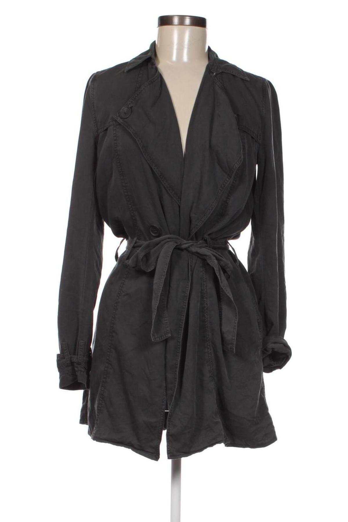 Damen Trench Coat Review, Größe XS, Farbe Grau, Preis € 7,83