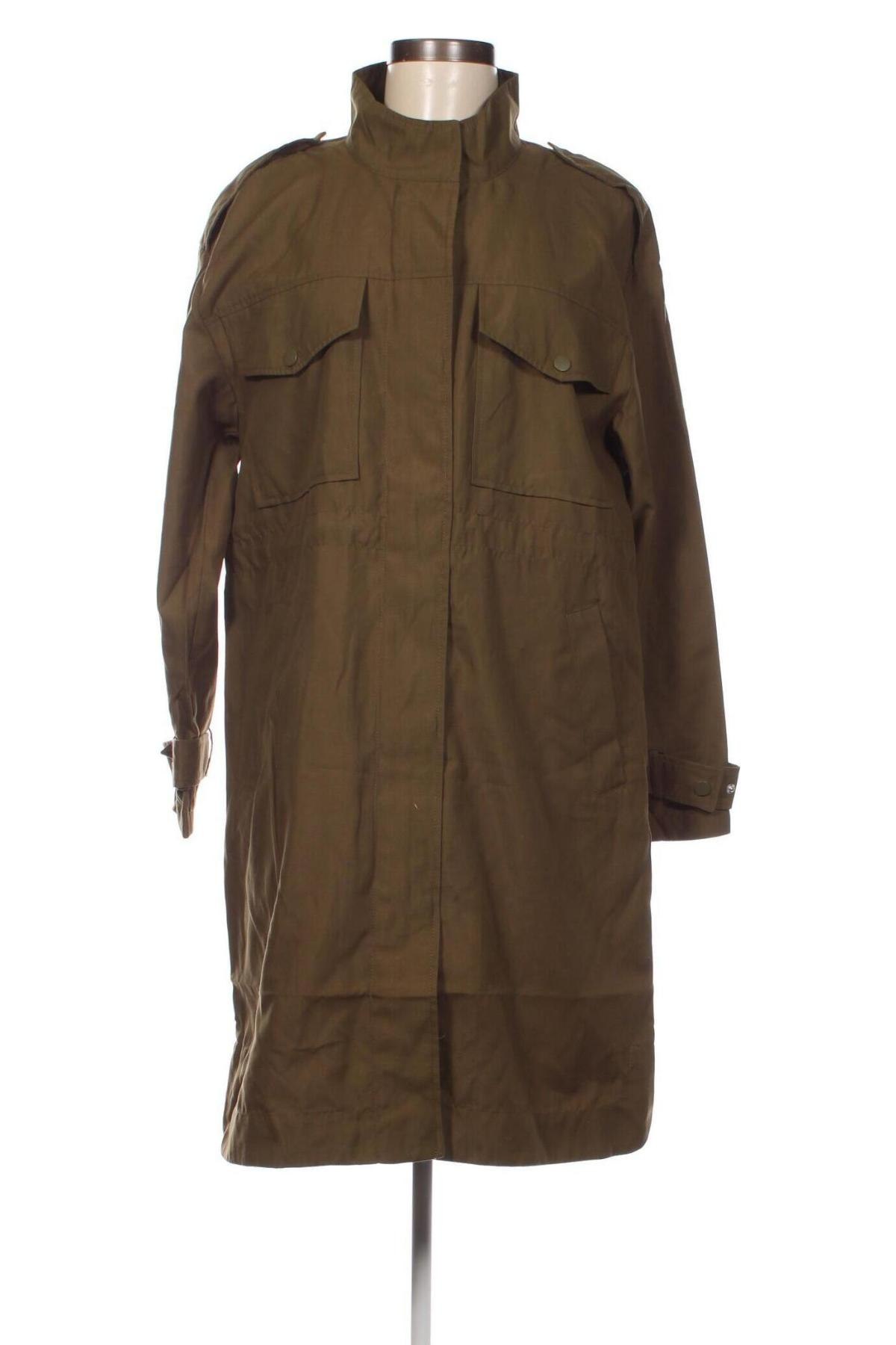 Damen Trench Coat Vero Moda, Größe M, Farbe Grün, Preis € 9,30