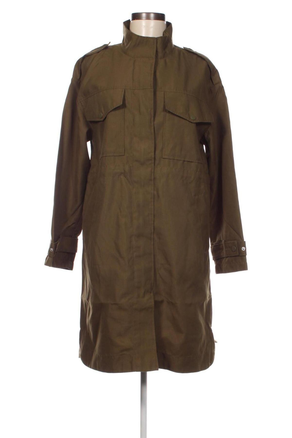 Damen Trench Coat Vero Moda, Größe S, Farbe Grün, Preis € 8,32