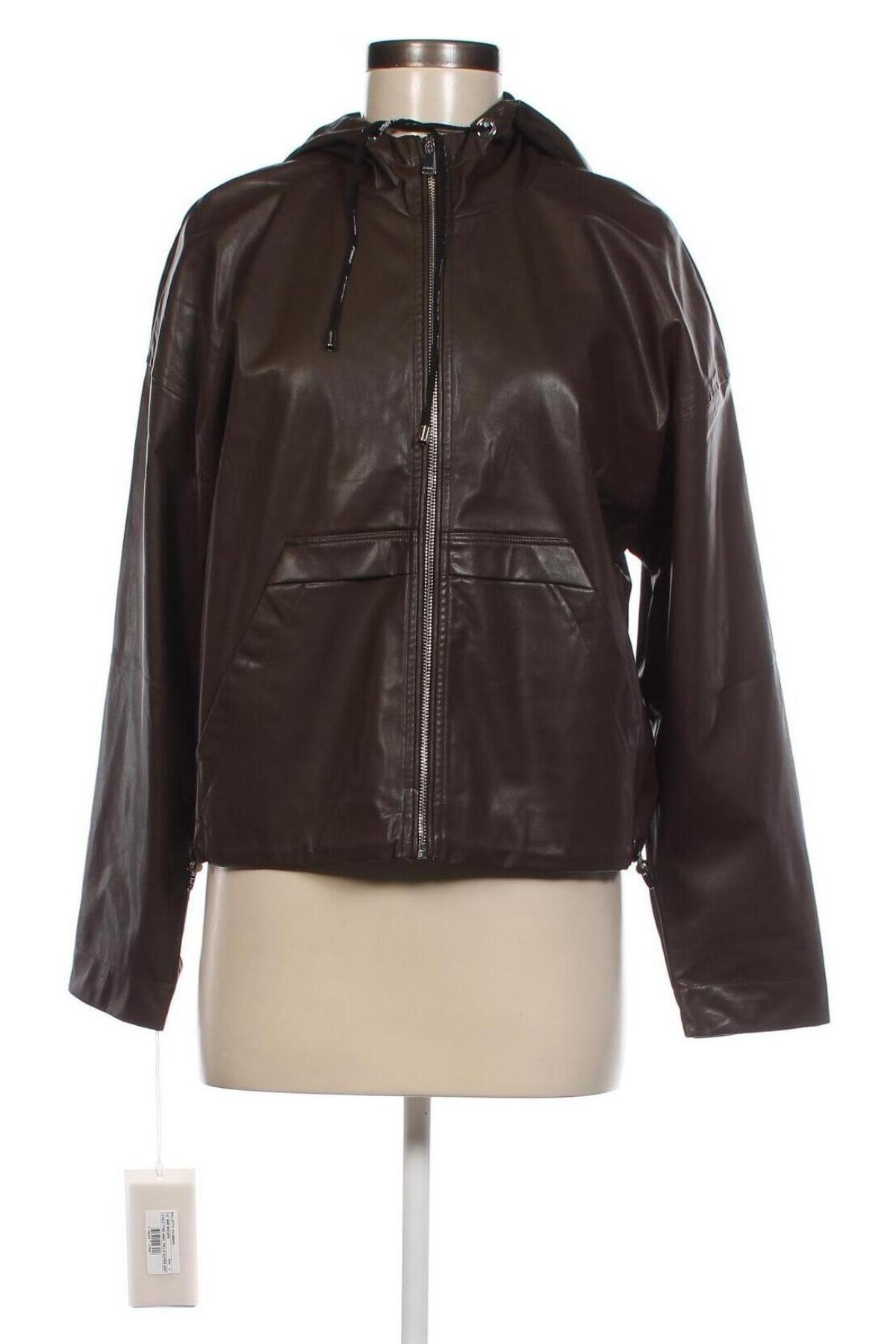 Dámska kožená bunda  Pinko, Veľkosť S, Farba Hnedá, Cena  103,73 €