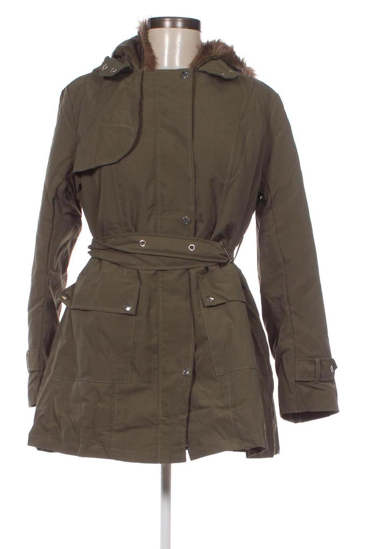 Γυναικείο παλτό, Μέγεθος M, Χρώμα Πράσινο, Τιμή 33,10 €