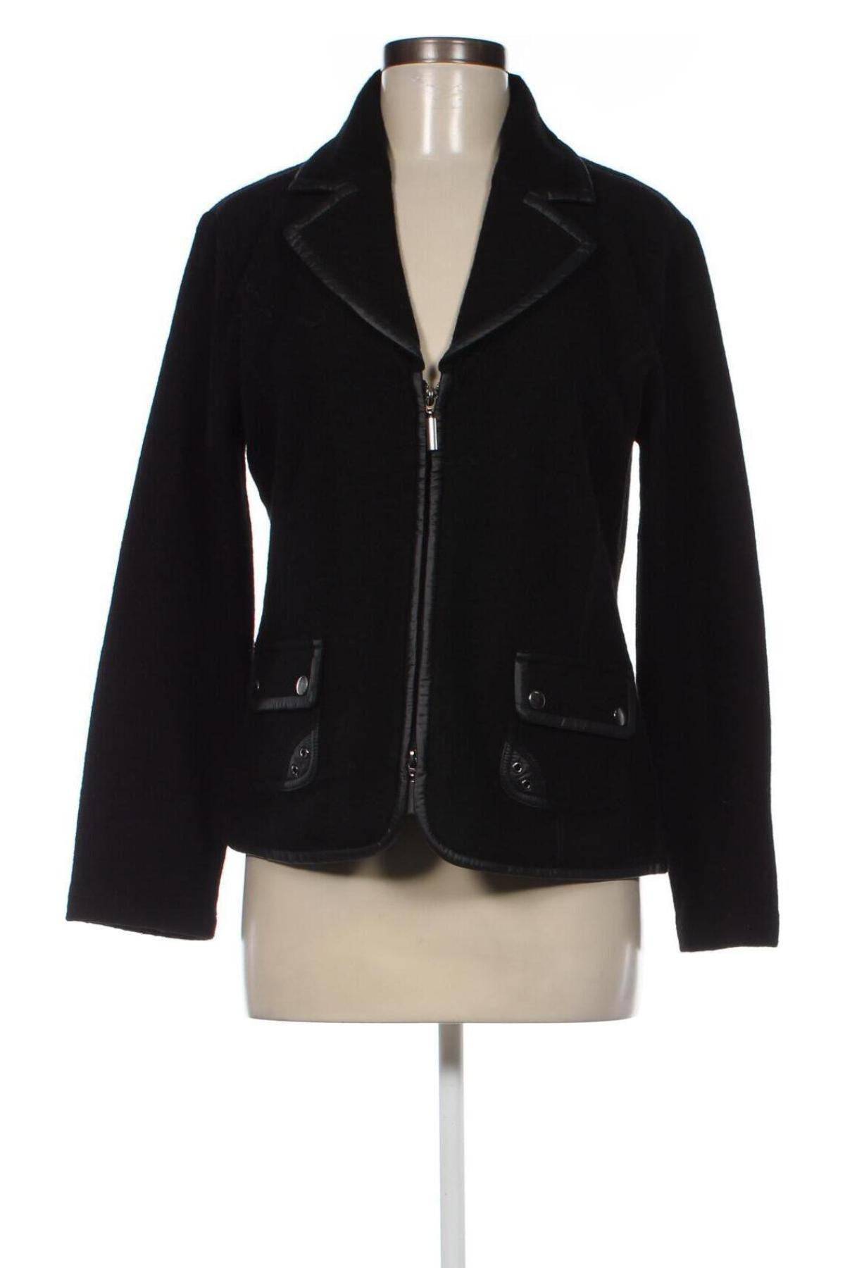 Дамско палто Gerry Weber, Размер M, Цвят Черен, Цена 146,00 лв.