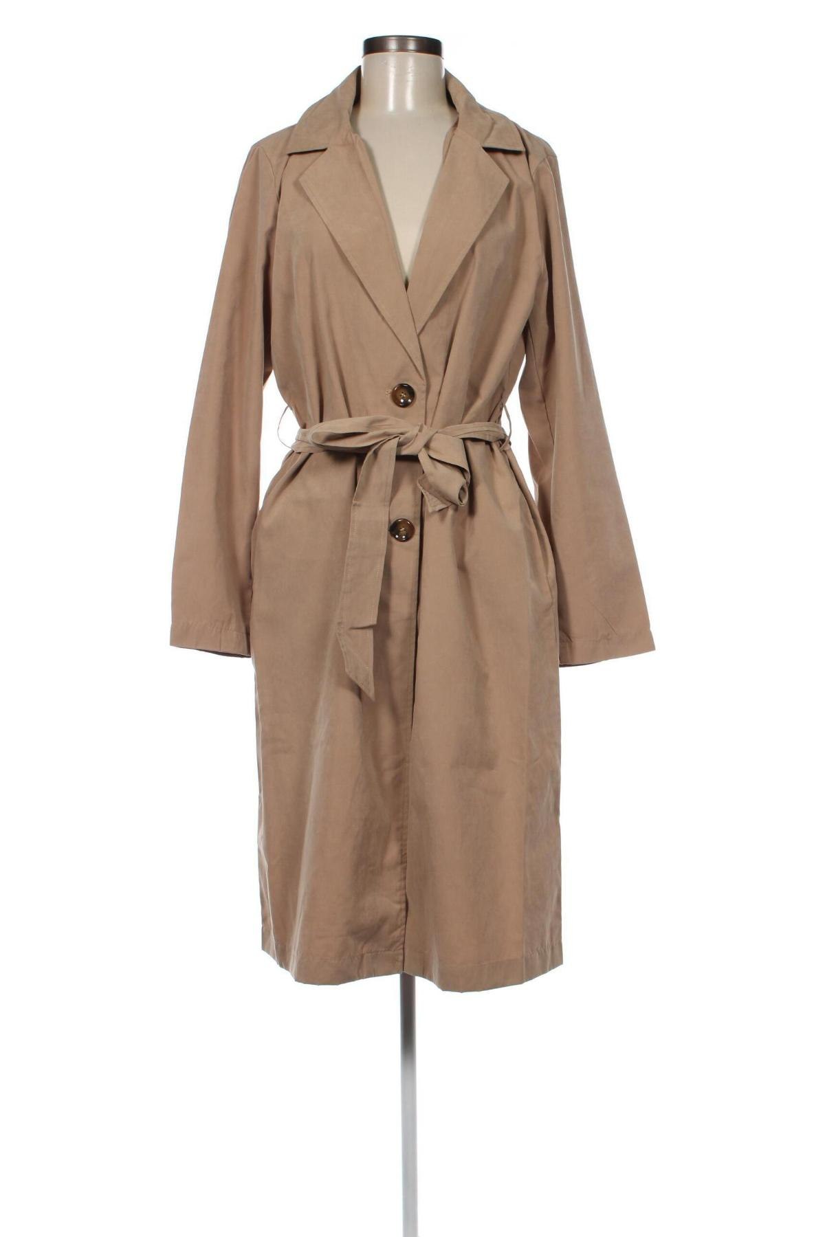Γυναικείο παλτό Jdy, Μέγεθος XL, Χρώμα  Μπέζ, Τιμή 16,46 €