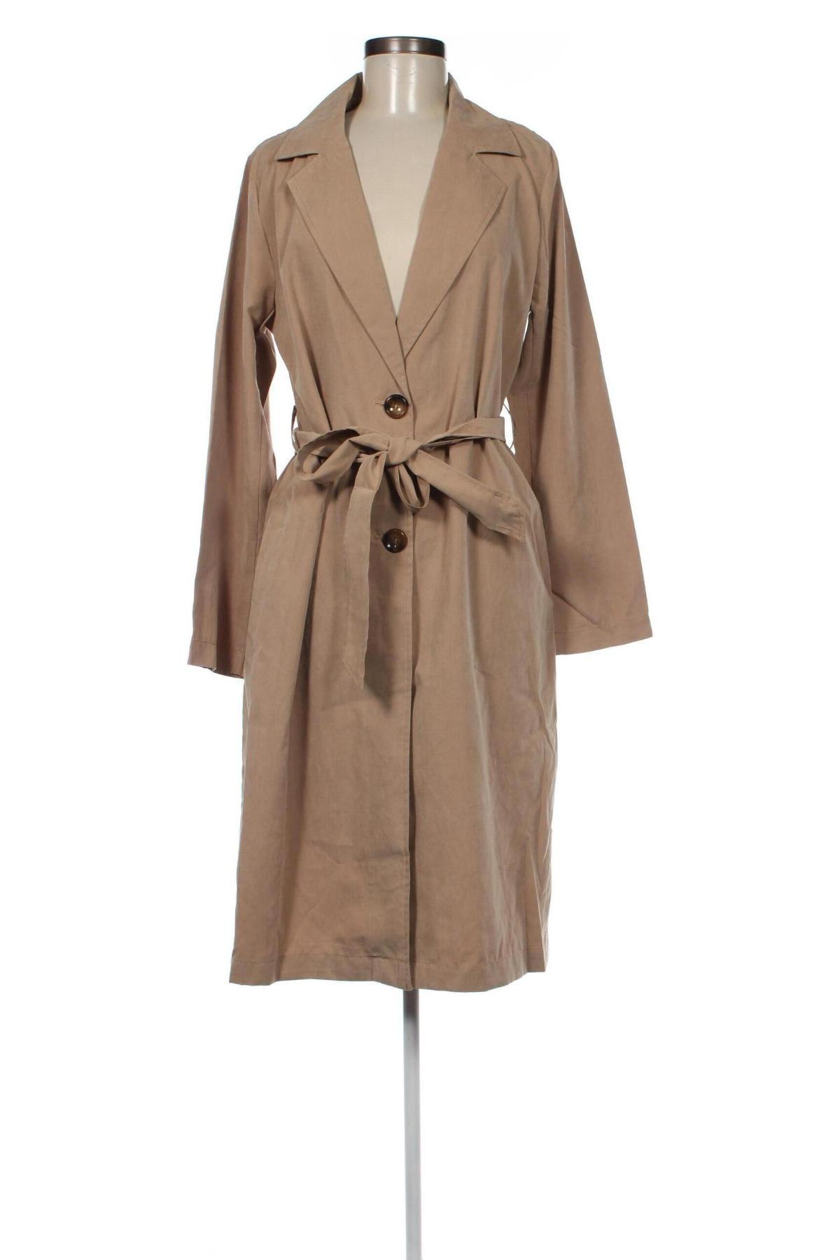 Γυναικείο παλτό Jdy, Μέγεθος L, Χρώμα  Μπέζ, Τιμή 17,52 €