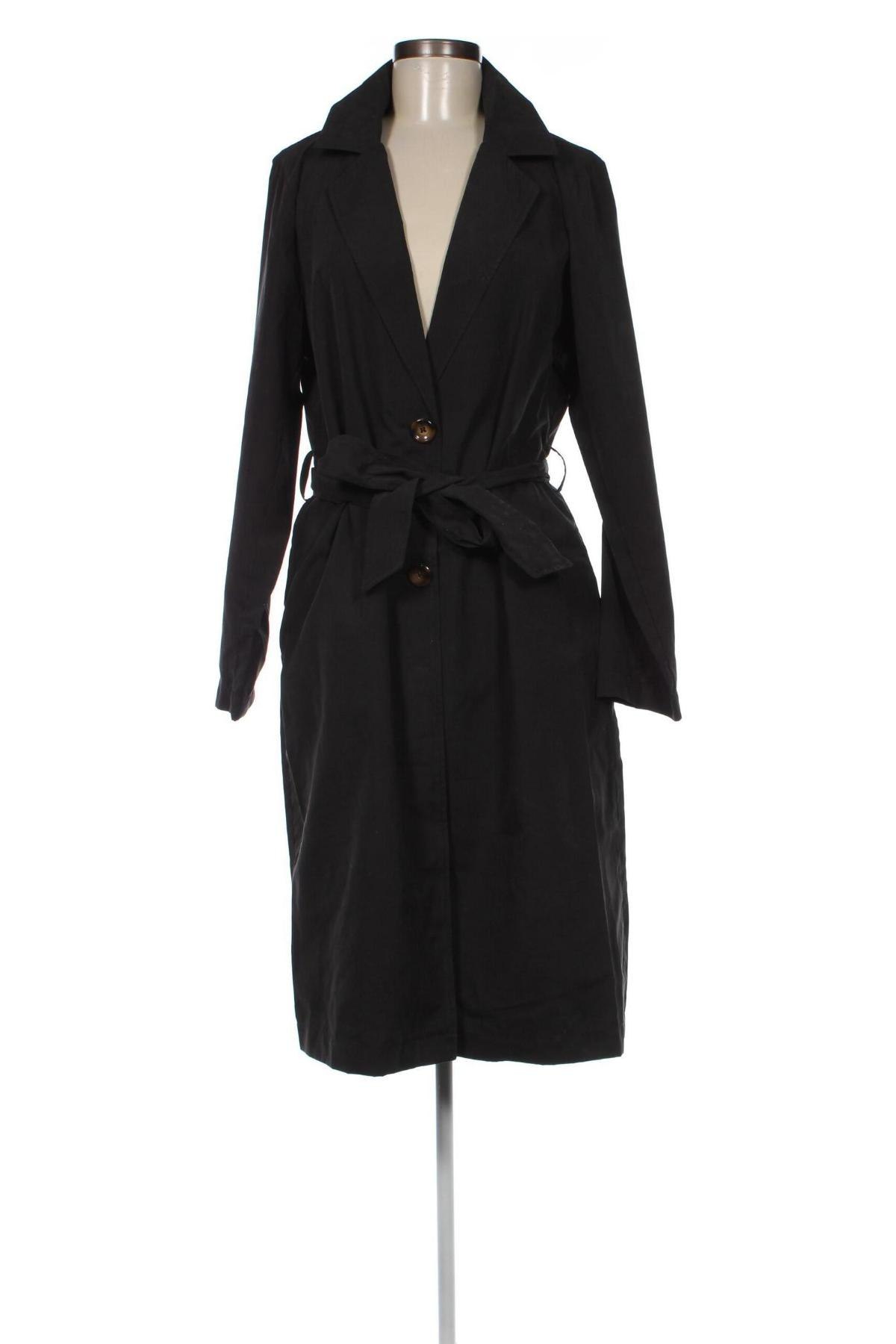 Дамско палто Jdy, Размер XL, Цвят Черен, Цена 24,72 лв.