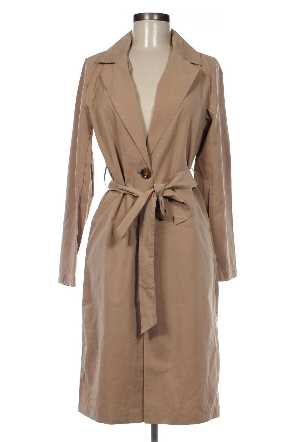 Γυναικείο παλτό Jdy, Μέγεθος S, Χρώμα  Μπέζ, Τιμή 16,46 €